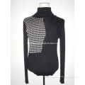 Men's Jacquard Roller Neck Pullover Knitwear (SZWA-0940)